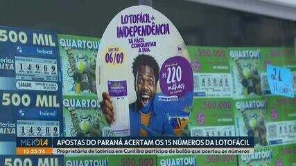 Proprietária de lotérica no Paraná participou de bolão que acertou os 15 números da Lotofácil da Independência - Imagem do artigo original
