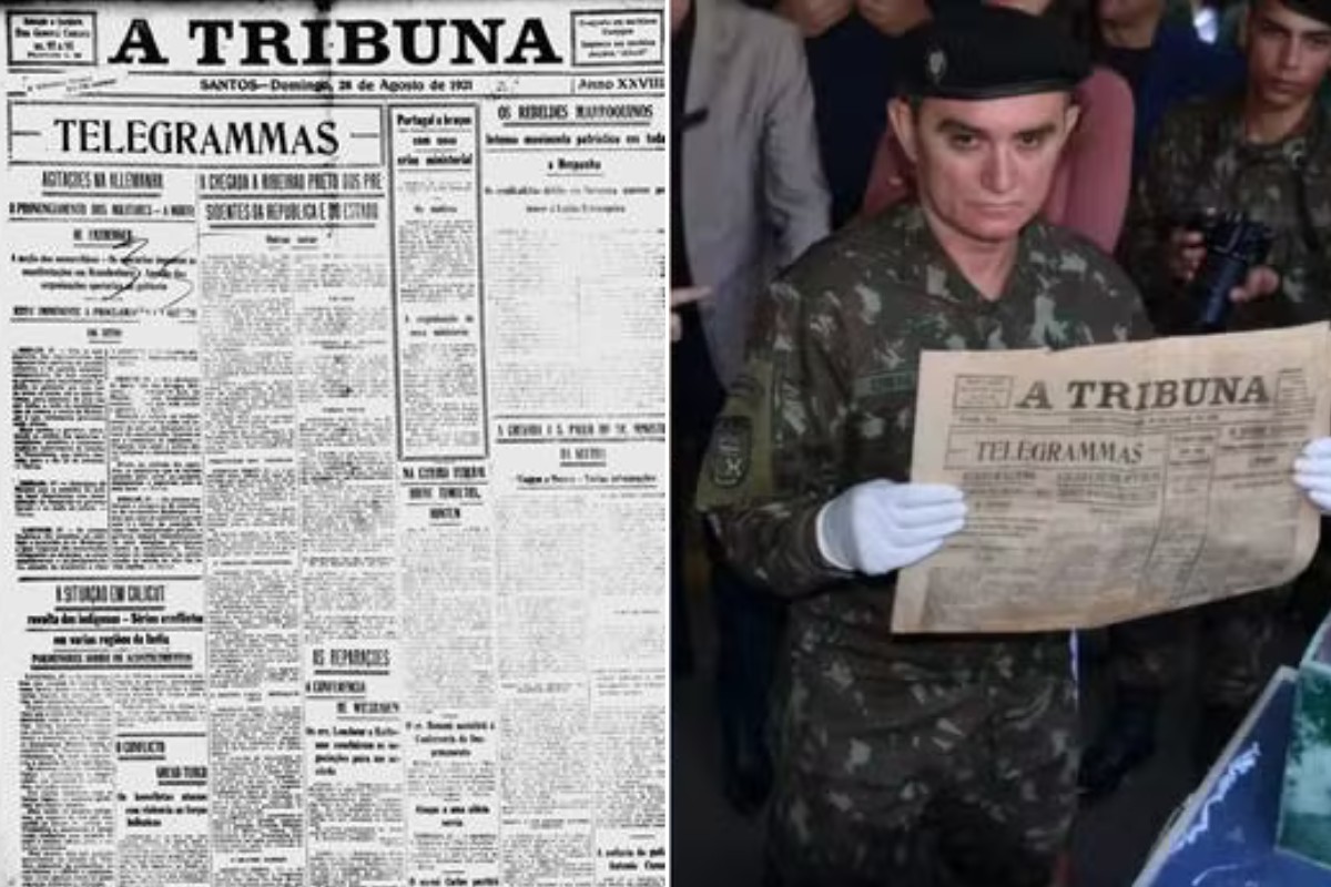 Veja o que dizia o jornal enterrado há 104 anos em cápsula do tempo - Imagem do artigo